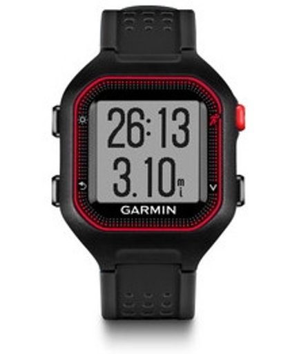 Garmin GPS fitnesshorloge met activity tracker Forerunner 25 Heren Zwart/rood