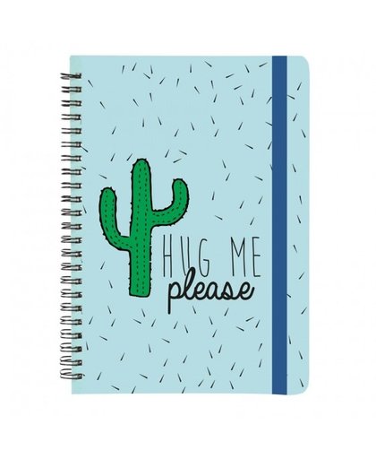 Dresz notitieboek Hug Me Please A5 80 pagina's groen