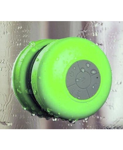 Waterdichte Bluetooth Speaker met krachtige zuignap GROEN