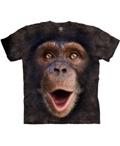 Aap T-shirt Chimpansee jong voor volwassenen 44/56 (2XL)
