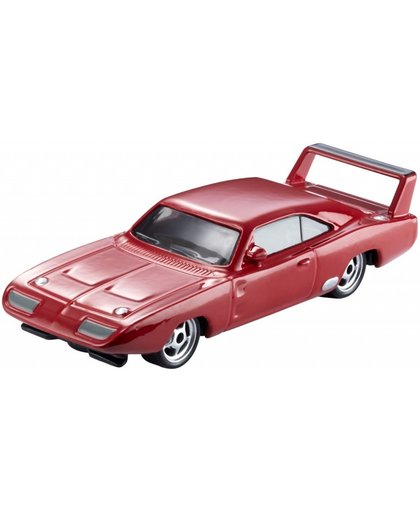 Mattel Fast & Furious Dodge Charger Daytona auto rood 9 cm