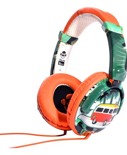 iDance Ibiza 106 Hoofdband Stereofonisch Bedraad Multi kleuren, Oranje mobiele hoofdtelefoon