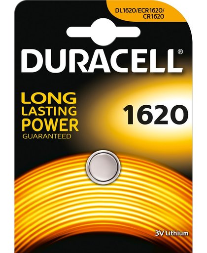 Duracell DL1620 / CR1620 lithium batterij 3V 78mAh