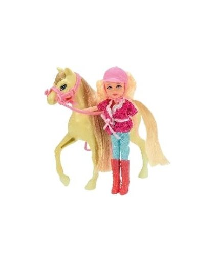 Toi Toys tienerpop met paard 25 cm