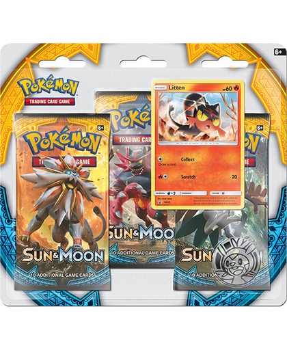 Pokémon TCG: 1 Sun & Moon 3 Pack Blister