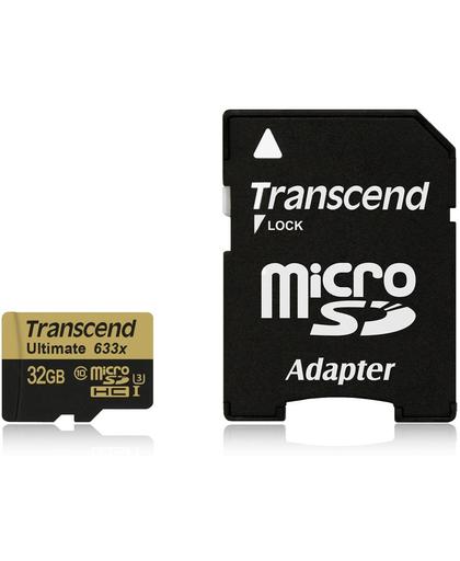 Transcend 32GB microSDHC 32GB MicroSDHC UHS Klasse 10 flashgeheugen