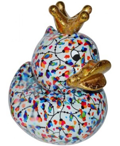 Spaarpot XL - Big Ducky - Pomme Pidou Spaarpot Vogels - Lichtblauw