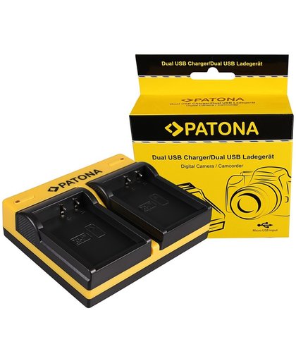 PATONA Dual Charger for Kodak LB-070 PIXPRO S1 S-1