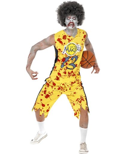 Zombie basketbal speler kostuum voor heren  - Verkleedkleding - Medium