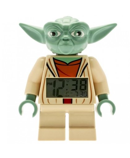 LEGO Star Wars: Yoda wekker 23 cm groen