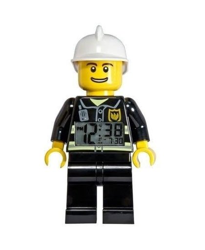 LEGO City: brandweerman wekker 23 cm zwart