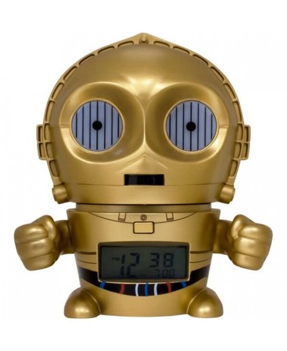 BulbBotz wekker Star Wars C 3PO 14 cm goud