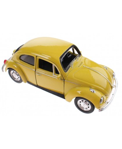 Welly schaalmodel Volkswagen Kever geel