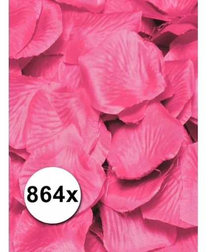 Luxe roze rozenblaadjes pakket
