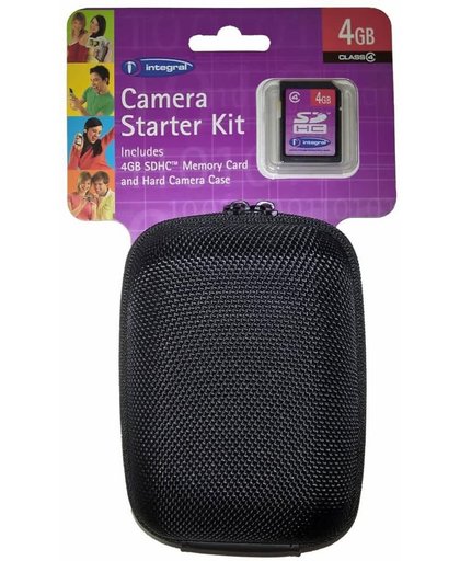 Integral - Camera starter kit - Hard camera bescherm tasje - gratis 4GB SD geheugenkaart