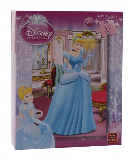 King mini legpuzzel Disney Princess Assepoester 35 stukjes