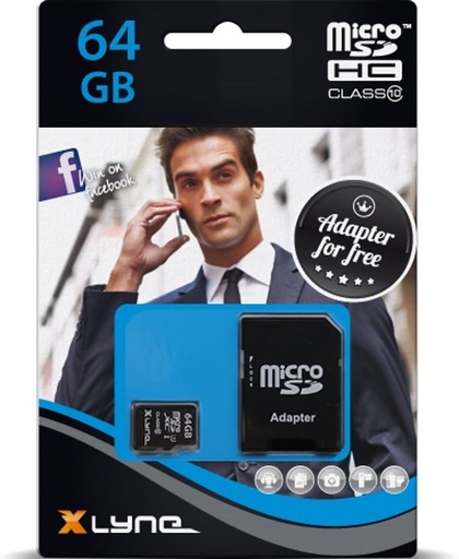 xlyne 64GB Micro SDHC 64GB Micro SDHC Class 10 flashgeheugen