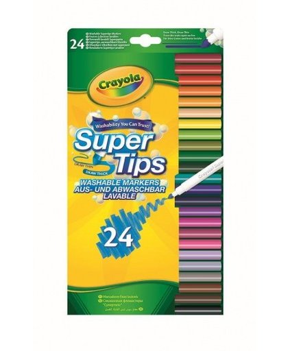 Crayola viltstiften met superpunt 24 stuks