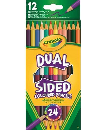 Crayola duo kleurpotloden 12 stuks