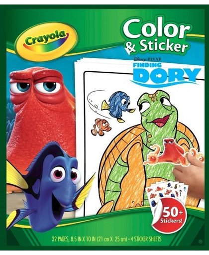 Crayola Kleur en stickerboek Disney Finding Dory