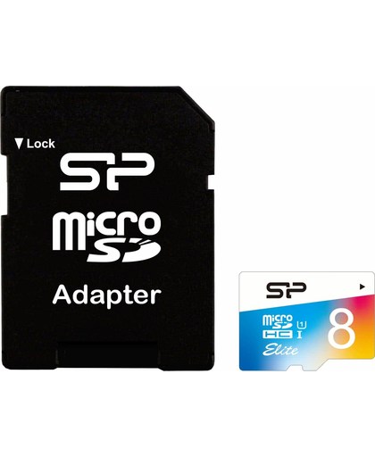 Silicon Power 8GB microSDHC 8GB MicroSDHC UHS-I Klasse 10 flashgeheugen