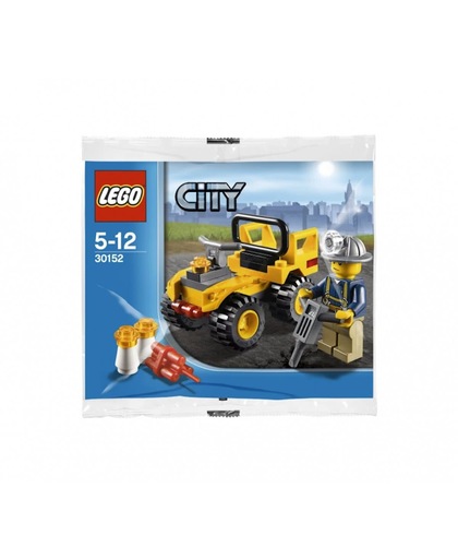 LEGO 30152 Mijnbouw Quad (Polybag) | Mijnwerker Collectors item