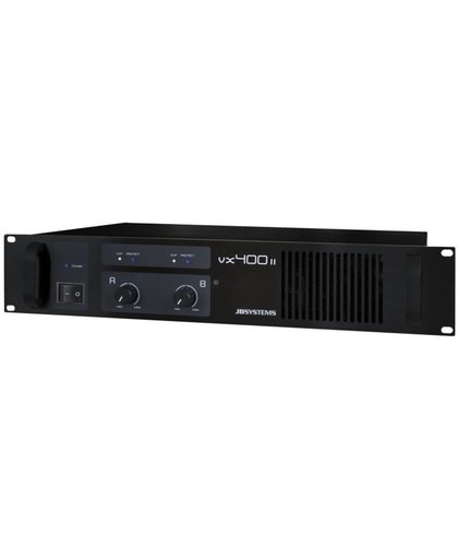 JB Systems VX400 II 2.0kanalen Optreden/podium Bedraad Zwart audio versterker