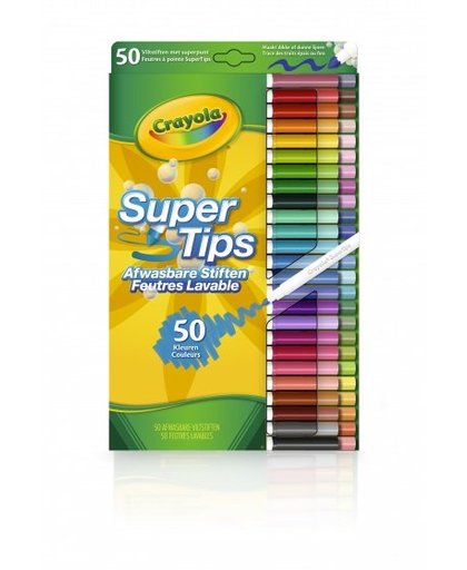 Crayola viltstiften met superpunt 50 stuks