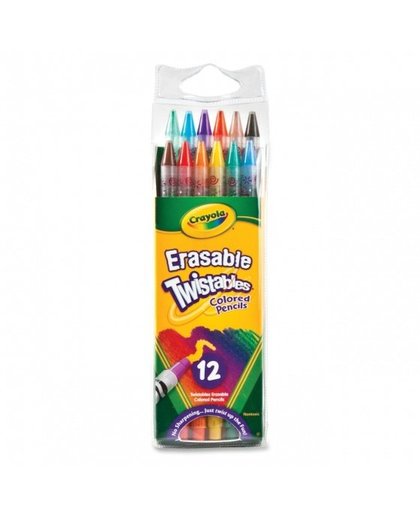 Crayola Draaikleurpotloden met gum 12 stuks