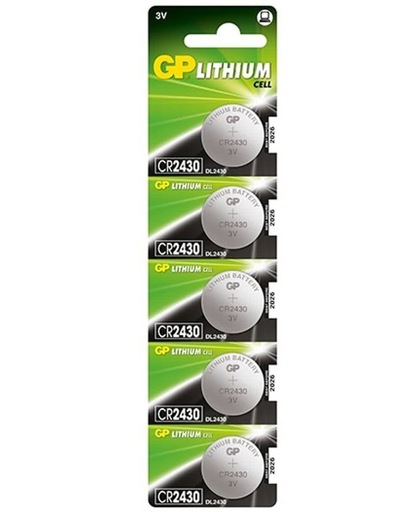 GP Batteries Lithium Cell CR2430 Lithium 3V