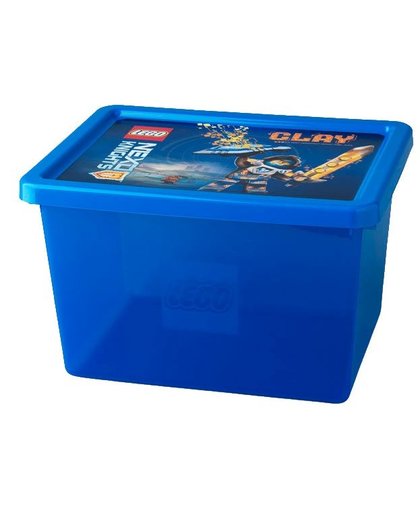 LEGO Opbergbox met deksel Lego Nexo Knights blauw 20 liter