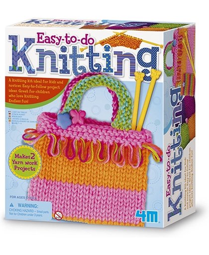 4M Knutselpakket Crea Easy Knit Breiwerk
