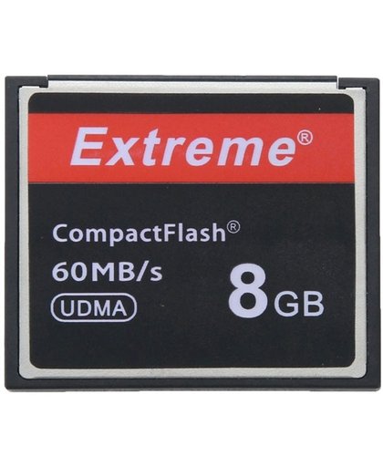 8 Gb extreme 400x lezen & schrijven compact flash-kaart, maximaal 60 mb/s (100% echte capactieit)