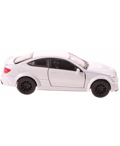 Welly schaalmodel Mercedes C63 AMG Coupe wit 11,5 cm