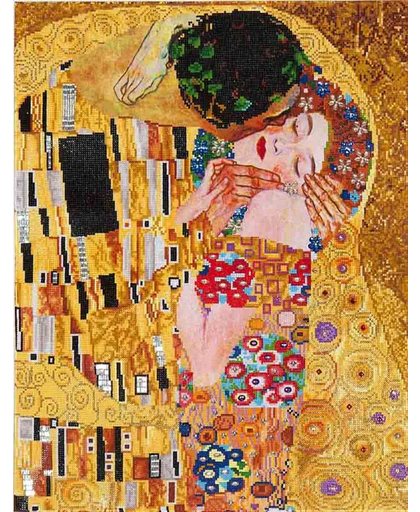Diamond Dotz ® painting The Kiss, Klimt (56x71 cm)