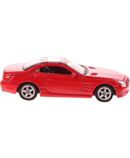 Welly schaalmodel 1:60 Mercedes SL600 7 cm rood