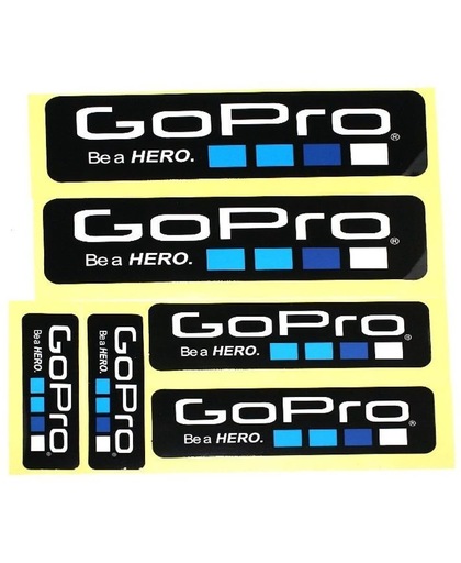 GoPro Be a Hero Stickers 6 pack
