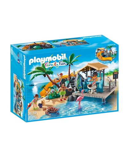 PLAYMOBIL Family Fun: Vakantie eiland met strandbar (6979)