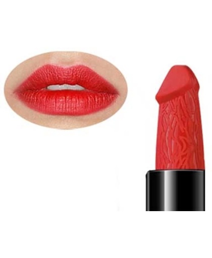 Piemel lipstick #3 - erotisch product - grappig om te geven - vrijgezellenfeest - lichtrood