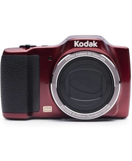 Kodak PIXPRO FZ201 Compactcamera 16MP 1/2.3" CCD 4608 x 3456Pixels Rood