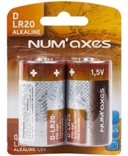 Numaxes alkaline batterij d lr20