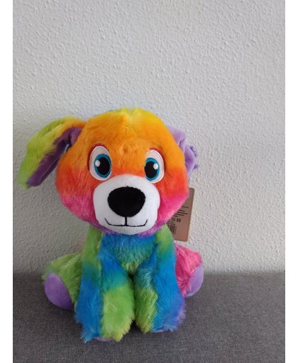 Pluche Hond Regenboogkleuren 20 cm