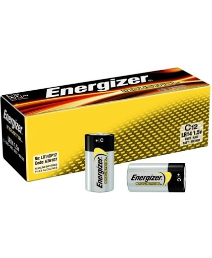 Energizer niet-oplaadbare batterijen Batterij Energizer Industrial C /doos 12