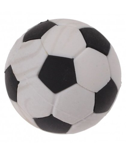 Moses gum Voetbal 3,5 cm zwart/wit