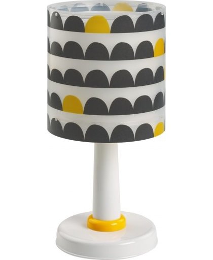 Dalber tafellamp Wonder 30 cm wit/zwart/geel