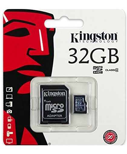 Kingston 32 GB Micro SD / MicroSDHC kaart class 4