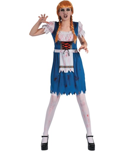 Blauw Beiers zombie kostuum voor vrouwen - Verkleedkleding - Maat L