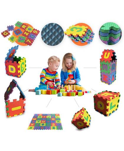 Puzzelmat S - speelmat - foam puzzel mat - 36 delig - 9x9cm per puzzelstuk - 50x50cm totale mat - DisQounts