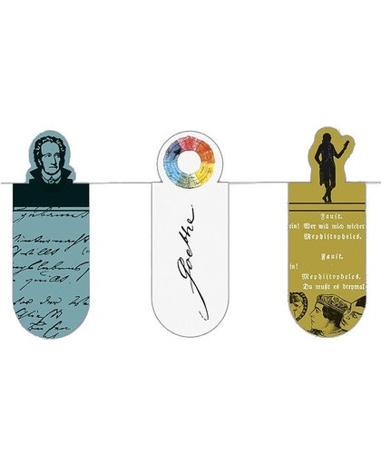 Moses magnetische boekenleggers Goethe 6 cm 3 stuks