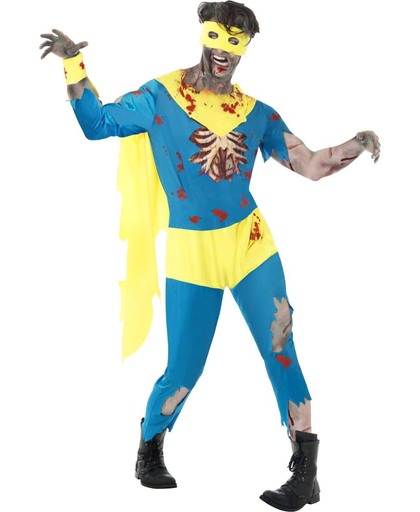 Super held zombie kostuum voor heren Halloween kleding - Verkleedkleding - Medium